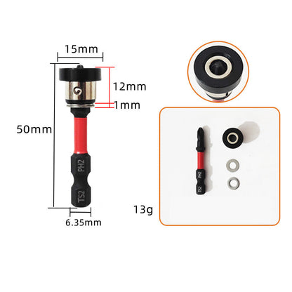 Einstellbarer Tiefenanschlag PH2 Schraubendreher-Bit-Set