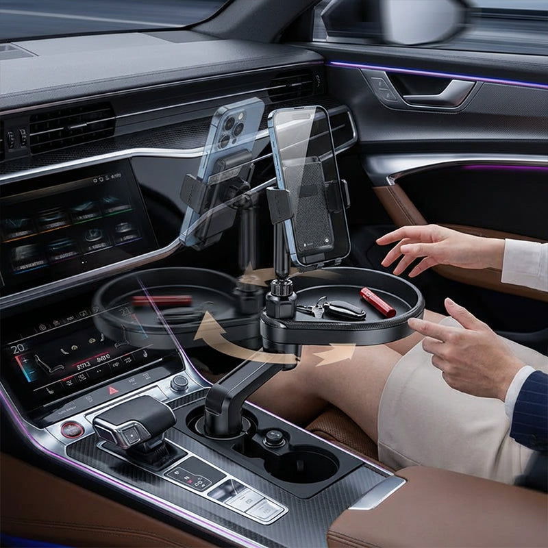 4-in-1 Drehbarer Getränkehalter-Expander fürs Auto