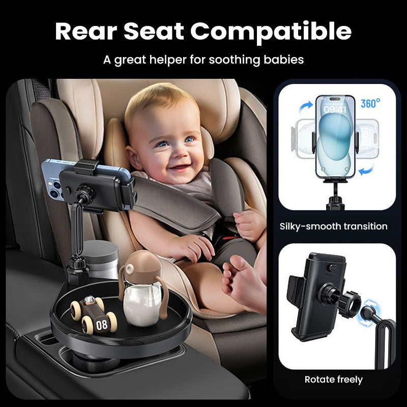 4-in-1 Drehbarer Getränkehalter-Expander fürs Auto