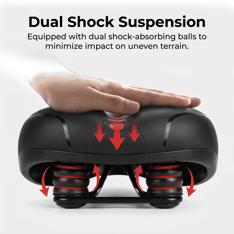 Ergonomischer, atmungsaktiver Fahrradsattel mit Memory-Schaum