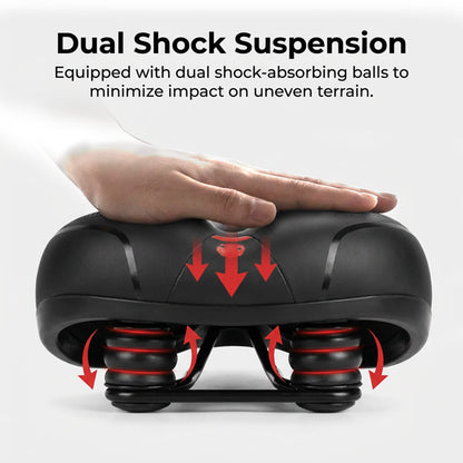 Ergonomischer, atmungsaktiver Fahrradsattel mit Memory-Schaum