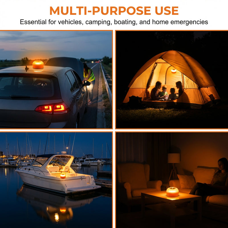 LED-Magnet-Warnleuchte für Notfälle