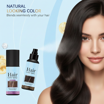 Temporäres Haarfärbespray für die Haarwurzeln