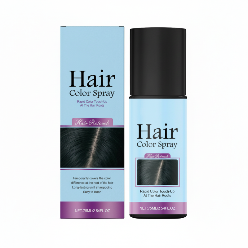 Temporäres Haarfärbespray für die Haarwurzeln