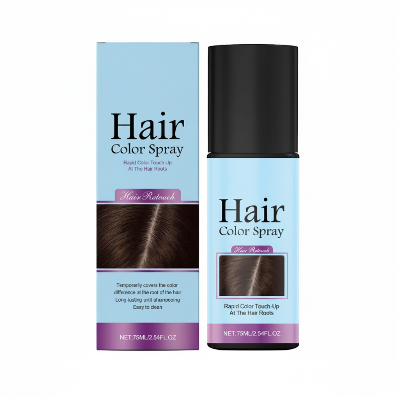 Temporäres Haarfärbespray für die Haarwurzeln
