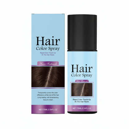 Temporäres Haarfärbespray für die Haarwurzeln