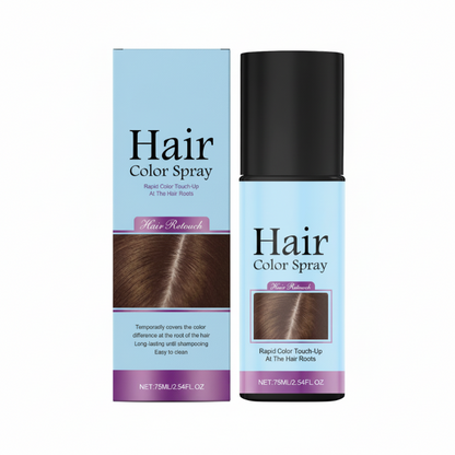 Temporäres Haarfärbespray für die Haarwurzeln