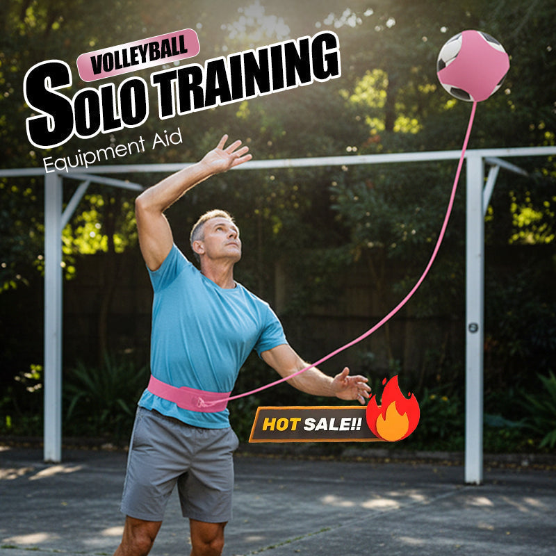 📢📢50% RABATT !! ⏰Volleyball-Trainingshilfe mit elastischer Kordel – 50% Rabatt! Solo-Aufschlag- & Angriffstraining, verstellbarer Hüftgurt, 2 Hand-Trainer – Technik schnell verbessern. 🎯