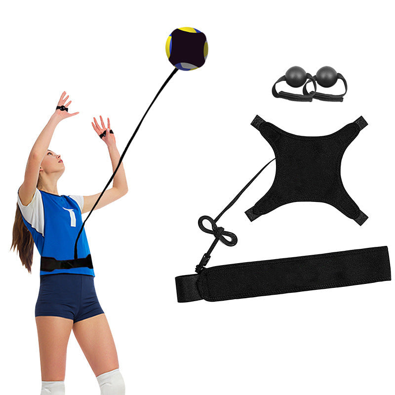 📢📢50% RABATT !! ⏰Volleyball-Trainingshilfe mit elastischer Kordel – 50% Rabatt! Solo-Aufschlag- & Angriffstraining, verstellbarer Hüftgurt, 2 Hand-Trainer – Technik schnell verbessern. 🎯