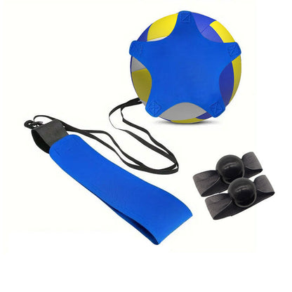 📢📢50% RABATT !! ⏰Volleyball-Trainingshilfe mit elastischer Kordel – 50% Rabatt! Solo-Aufschlag- & Angriffstraining, verstellbarer Hüftgurt, 2 Hand-Trainer – Technik schnell verbessern. 🎯