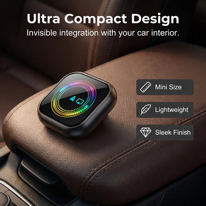 Kabelloser Auto-Adapter mit RGB-Licht