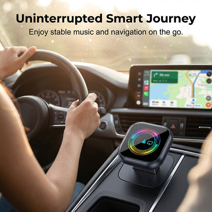 Kabelloser Auto-Adapter mit RGB-Licht