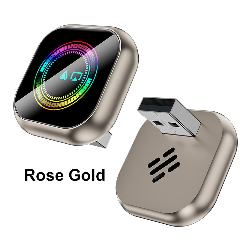 Kabelloser Auto-Adapter mit RGB-Licht