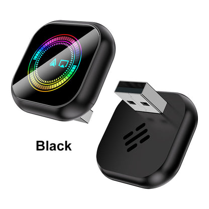 Kabelloser Auto-Adapter mit RGB-Licht