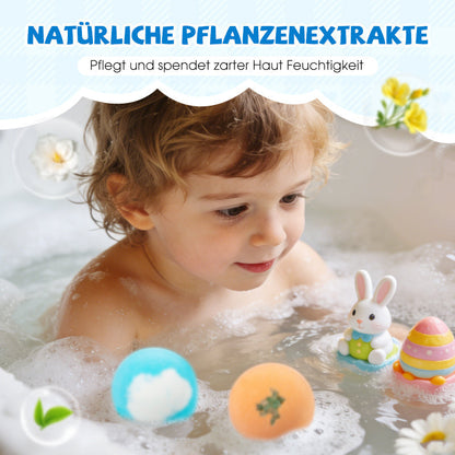 🛁 [12-teiliges Geschenkset mit Badekugeln für Kinder 💙] – 12 Tage lang jeden Tag eine neue Überraschung aus der Unterwasserwelt! 🐳 🎁