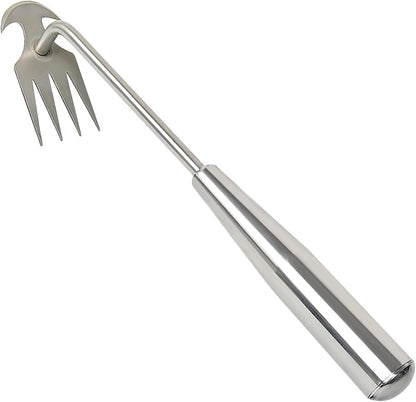 🌿🔨 Robuster Gartenhacken aus Edelstahl – Handgeführte Unkrautentfernung, ideal für Bodenlockerung und Wurzelentfernung