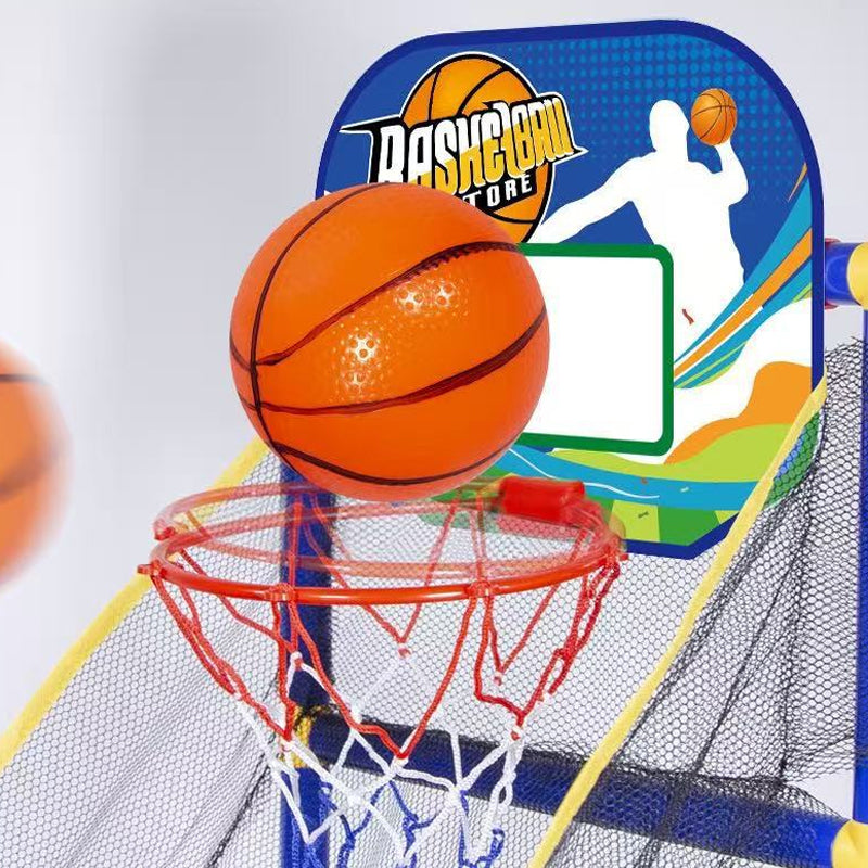 Indoor-Basketball-Arcade-Spiel für Kinder mit 4 Bällen