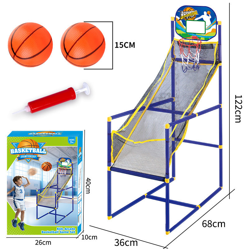 Indoor-Basketball-Arcade-Spiel für Kinder mit 4 Bällen