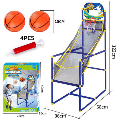 Indoor-Basketball-Arcade-Spiel für Kinder mit 4 Bällen