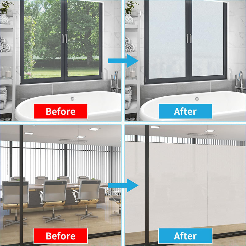 Mattes mattiertes transluzentes Glas Beschichtung