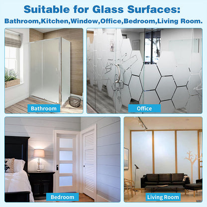 Mattes mattiertes transluzentes Glas Beschichtung