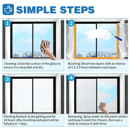 Mattes mattiertes transluzentes Glas Beschichtung