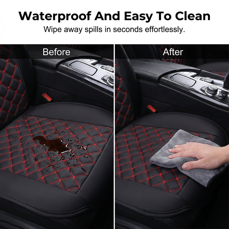 💎 -65% PREMIUM AUTOSITZKISSEN! 💎 Wasserdichtes PU-Leder, Rutschfest & Komfort für jede Fahrt