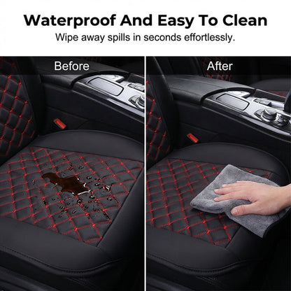 💎 -65% PREMIUM AUTOSITZKISSEN! 💎 Wasserdichtes PU-Leder, Rutschfest & Komfort für jede Fahrt