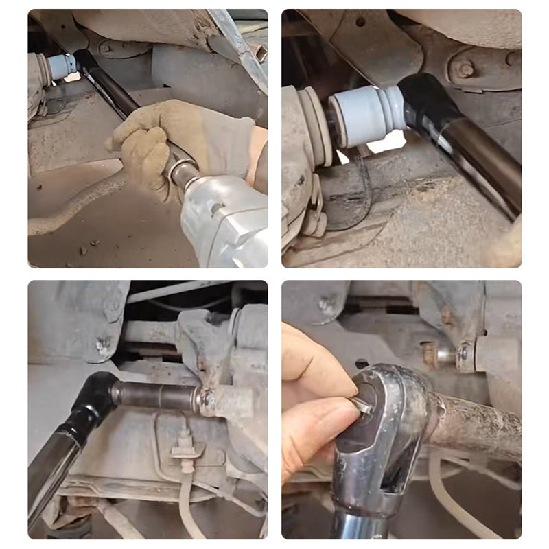 ⚙️ Doppelfunktions-Verlängerungs-Ratschenschlüssel – Wendbar, verlängert die Reichweite – perfekt für Autoreparaturen oder beengte Stellen 🚗