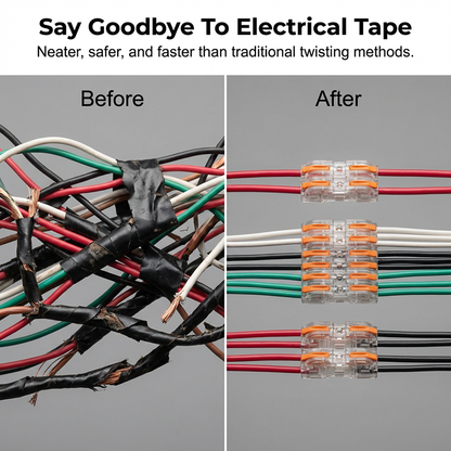 ⚡ 50% RABATT AUF LÖTFREIE KLEMMVERBINDER! ✨ Werkzeuglose Installation & sichere Kupfer-Verbindung für alle Kabeltypen 🔌