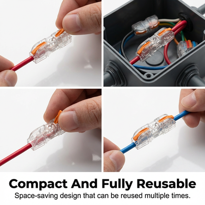 ⚡ 50% RABATT AUF LÖTFREIE KLEMMVERBINDER! ✨ Werkzeuglose Installation & sichere Kupfer-Verbindung für alle Kabeltypen 🔌