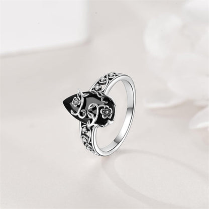 Böhmischer Vintage-Blumenranken-Ring