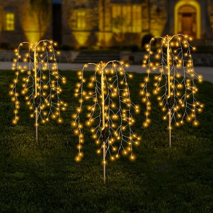 🎆☀️Solar-Bodenlampe als Feuerwerk – dekorativ & wetterfest – perfekt für Garten & Wege