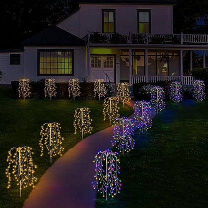 🎆☀️Solar-Bodenlampe als Feuerwerk – dekorativ & wetterfest – perfekt für Garten & Wege
