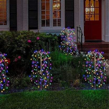 🎆☀️Solar-Bodenlampe als Feuerwerk – dekorativ & wetterfest – perfekt für Garten & Wege