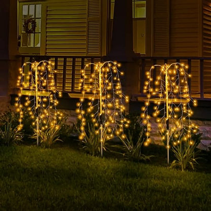 🎆☀️Solar-Bodenlampe als Feuerwerk – dekorativ & wetterfest – perfekt für Garten & Wege