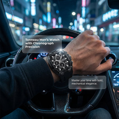 Moderne fassförmige Gehäuseuhr für Männer