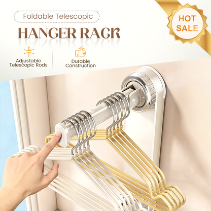 🧺 50% RABATT! 🛠️ Klappbarer teleskopischer Saugnapf-Wäscheständer – Platzsparend, stabil & einfach zu montieren – Ideal für kleine Wohnungen, Bad & Balkon ✨