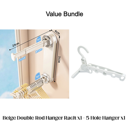 🧺 50% RABATT! 🛠️ Klappbarer teleskopischer Saugnapf-Wäscheständer – Platzsparend, stabil & einfach zu montieren – Ideal für kleine Wohnungen, Bad & Balkon ✨