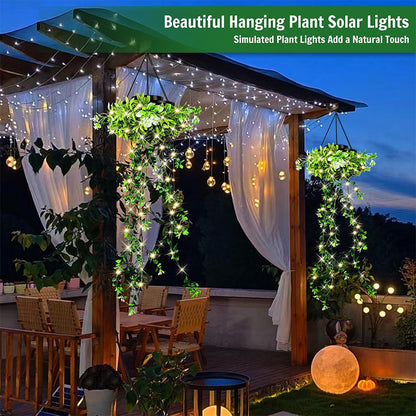 🌞 Sommerneuheiten – Jetzt bis zu 50% sparen! 🌿Solarkünstlicher Efeu-Lichtvorhang – wasserdicht, hängend & dekorativ – ideal für Garten, Balkon & Terrasse
