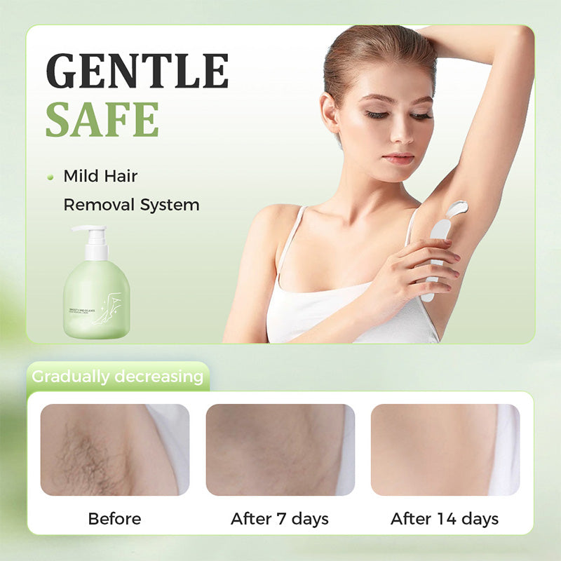✨Sanftes und hautfreundliches Haarentfernungsset (Haarentfernungscreme + Rasierer) | Zeitlich begrenztes Angebot 🎁