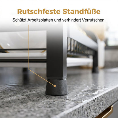 2-stufiges Abtropfgestell aus Kohlenstoffstahl