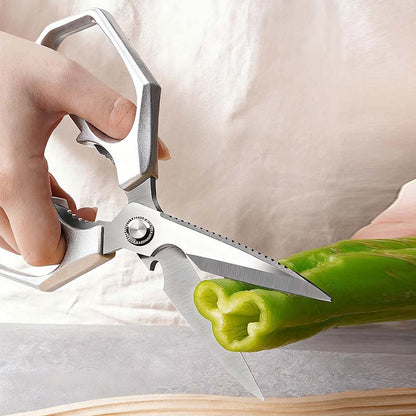 ✂️ Multifunktionale Küchenschere – Edelstahl, scharfe Klingen, ergonomische Griffe.