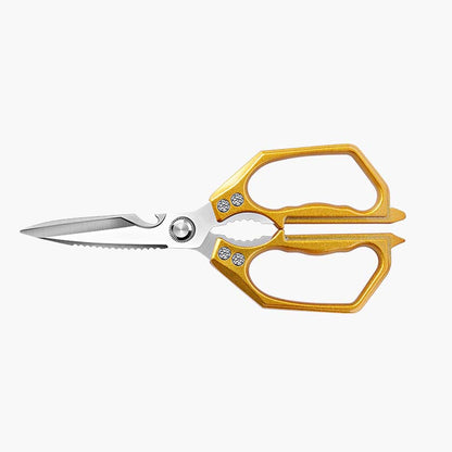 ✂️ Multifunktionale Küchenschere – Edelstahl, scharfe Klingen, ergonomische Griffe.