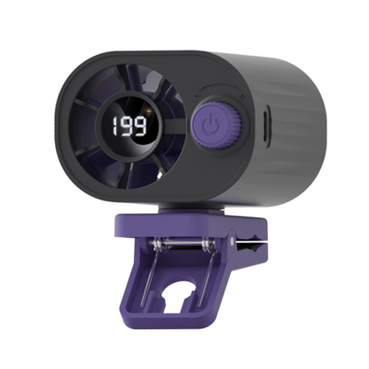 🌀 50% RABATT! 🎉 Wiederaufladbarer Clip-On-Luftkühler für den Außenbereich,Verdunstungskühlung, 3 Geschwindigkeiten & leiser Betrieb