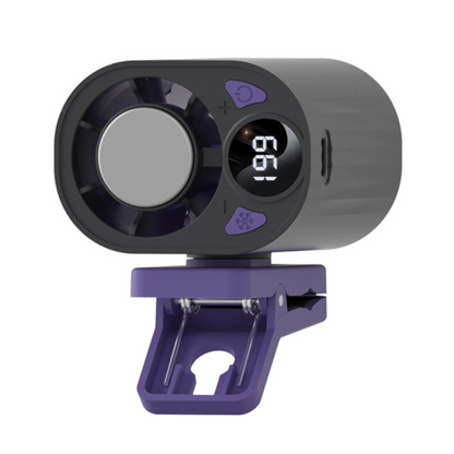 🌀 50% RABATT! 🎉 Wiederaufladbarer Clip-On-Luftkühler für den Außenbereich,Verdunstungskühlung, 3 Geschwindigkeiten & leiser Betrieb