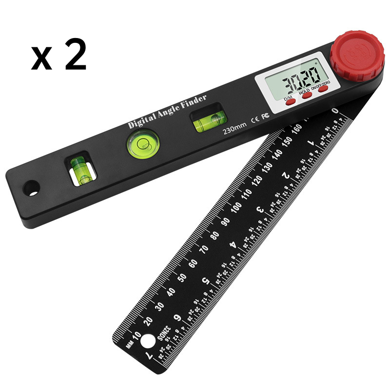 4-in-1 Digitaler Winkelmesser mit Wasserwaage