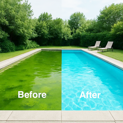 💧 Kristallklares Wasser ohne Aufwand – kein Grün mehr, nur Natur! ✨🏊‍♂️