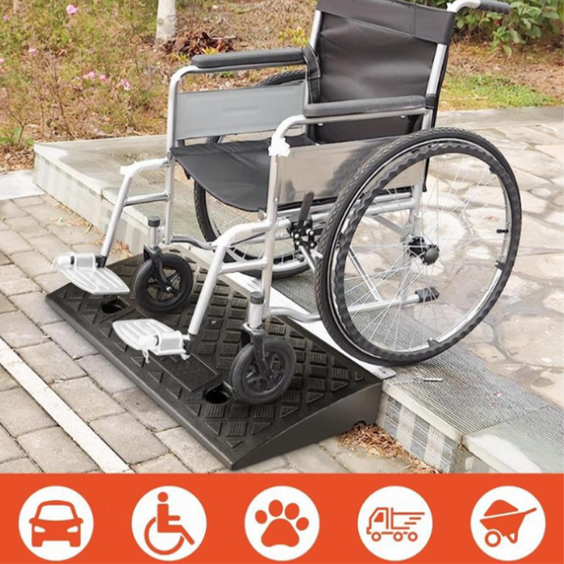 Leichte tragbare Bordsteinrampe für Einfahrten – rutschfest & stabil – ideal für Autos, Rollstühle & Roller