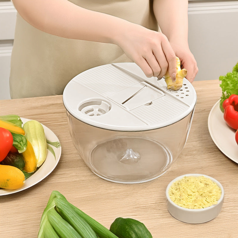 9-in-1 Salatschleuder & Gemüseschneider – große Kapazität, vielseitig & platzsparend – ideal für Salate, Obst & Gemüse🥗🔪